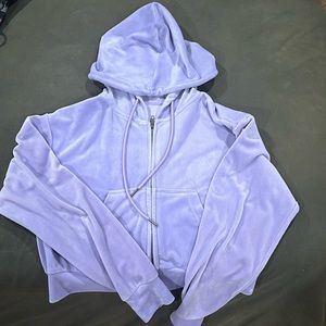 Lavender velvet sweater